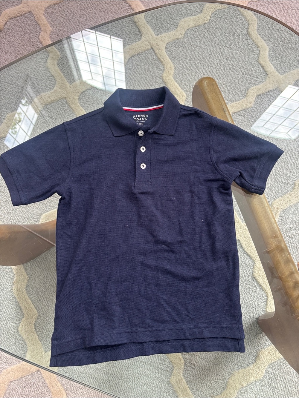 French Toast Navy Blue Boys' Polo Shirt